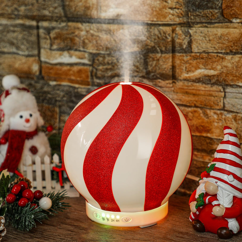 Gift-ready Rossesay Christmas diffuser in red and white