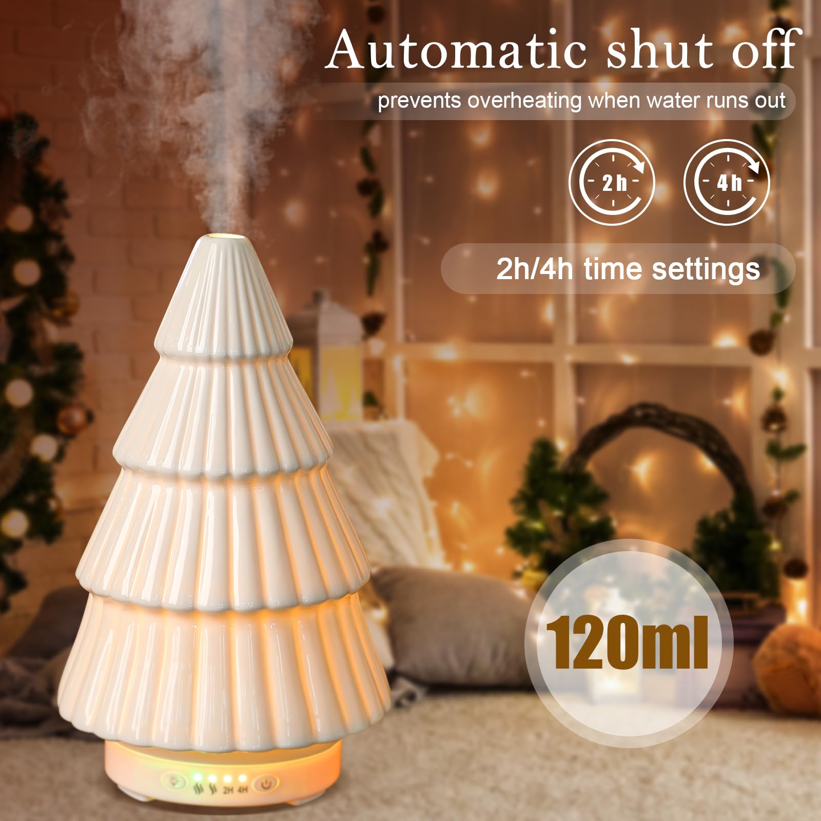Rossesay diffuser with 120ml water tank and 8.5 inch height