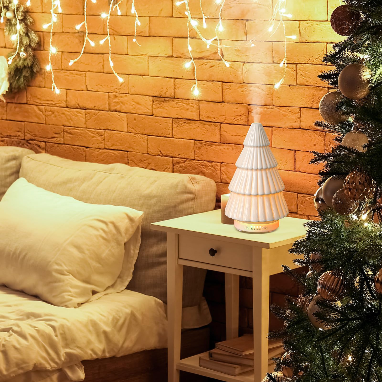 Gift-ready packaging for Christmas essential oil diffuser