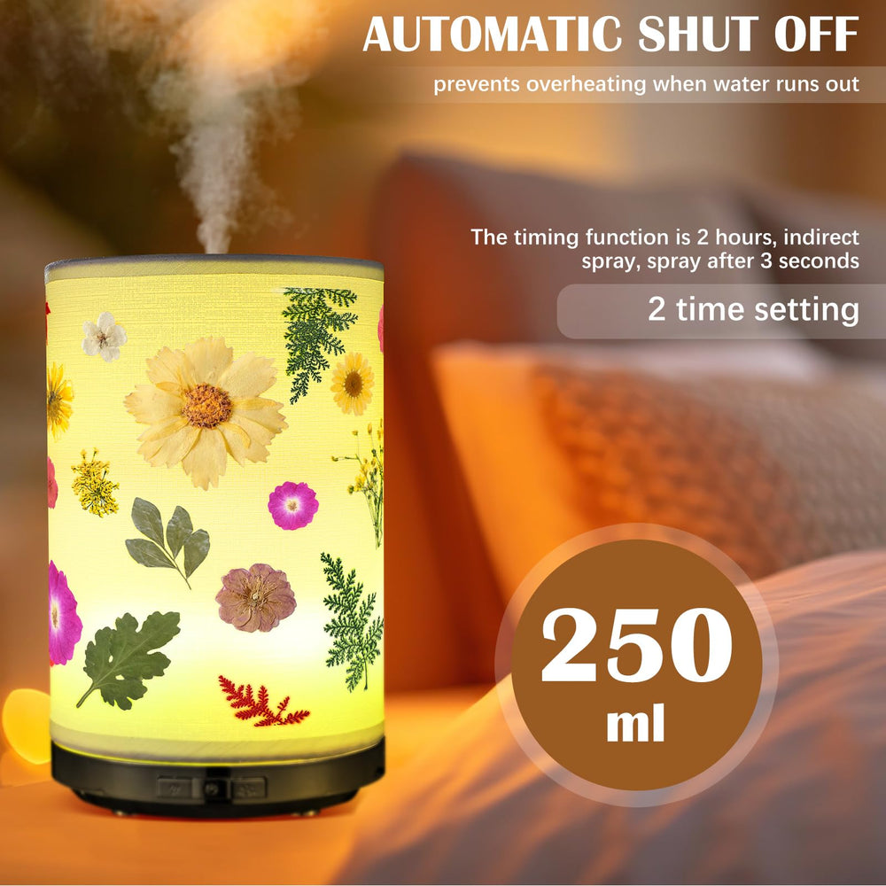 Rossesay diffuser offers continuous, intermittent, and timed mist modes