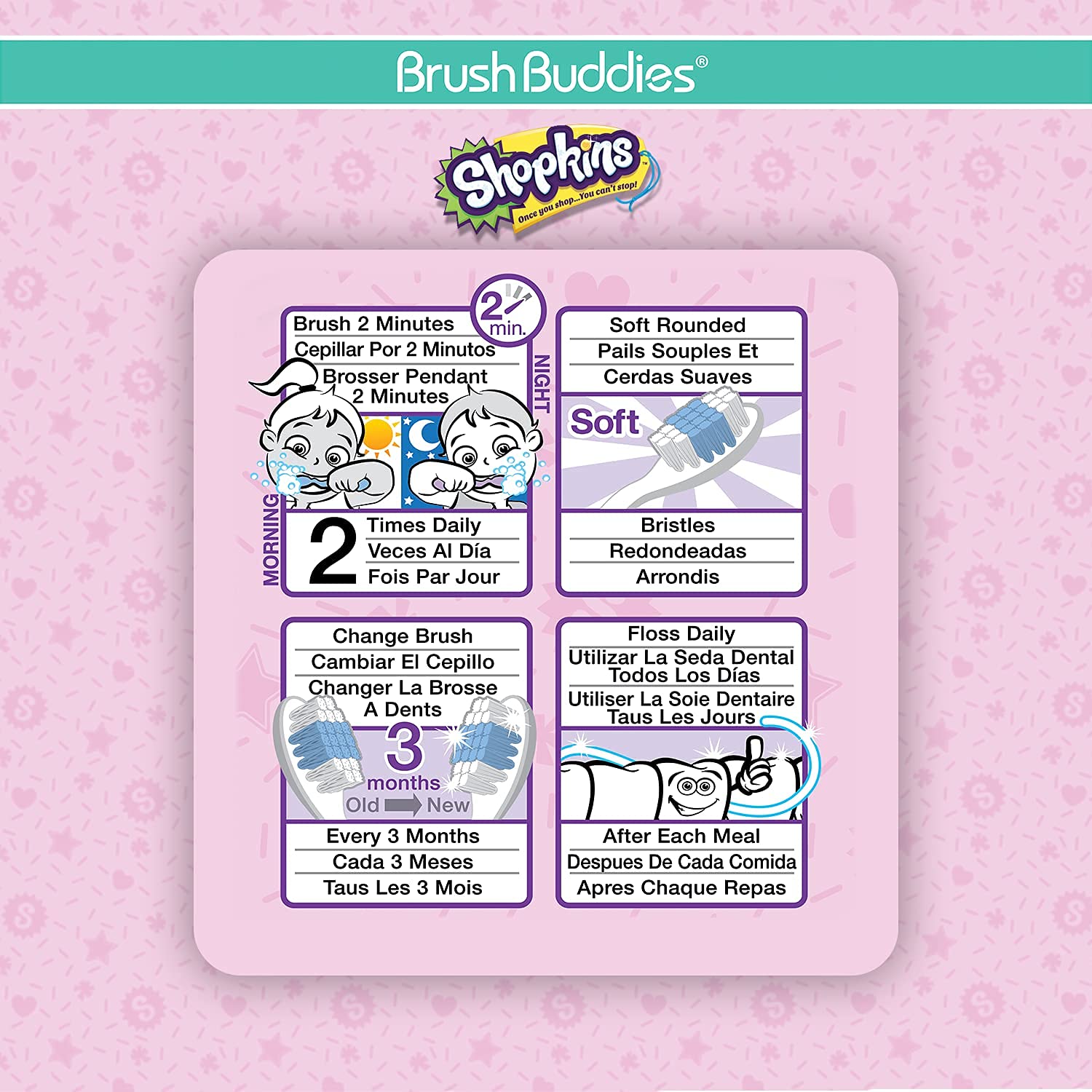 Reminder to rotate toothbrush every 90 days