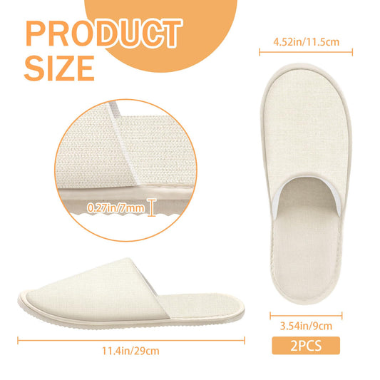 Roucerlin slippers with non-slip rubber soles ensure secure indoor footing.