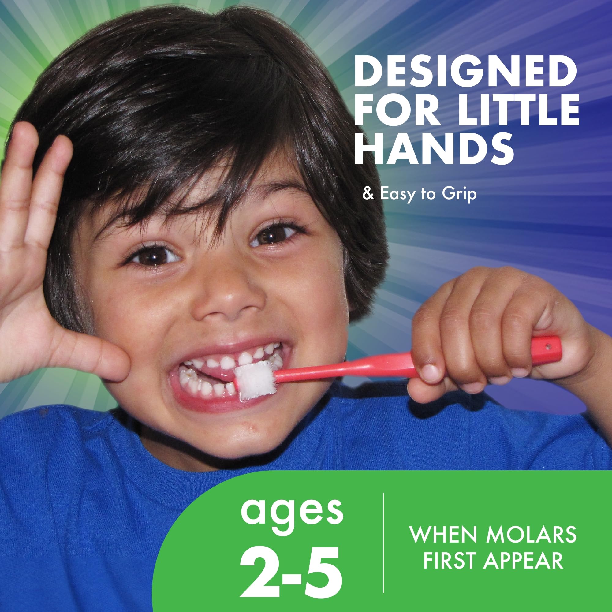 360-degree round brush head delivering full-mouth cleaning