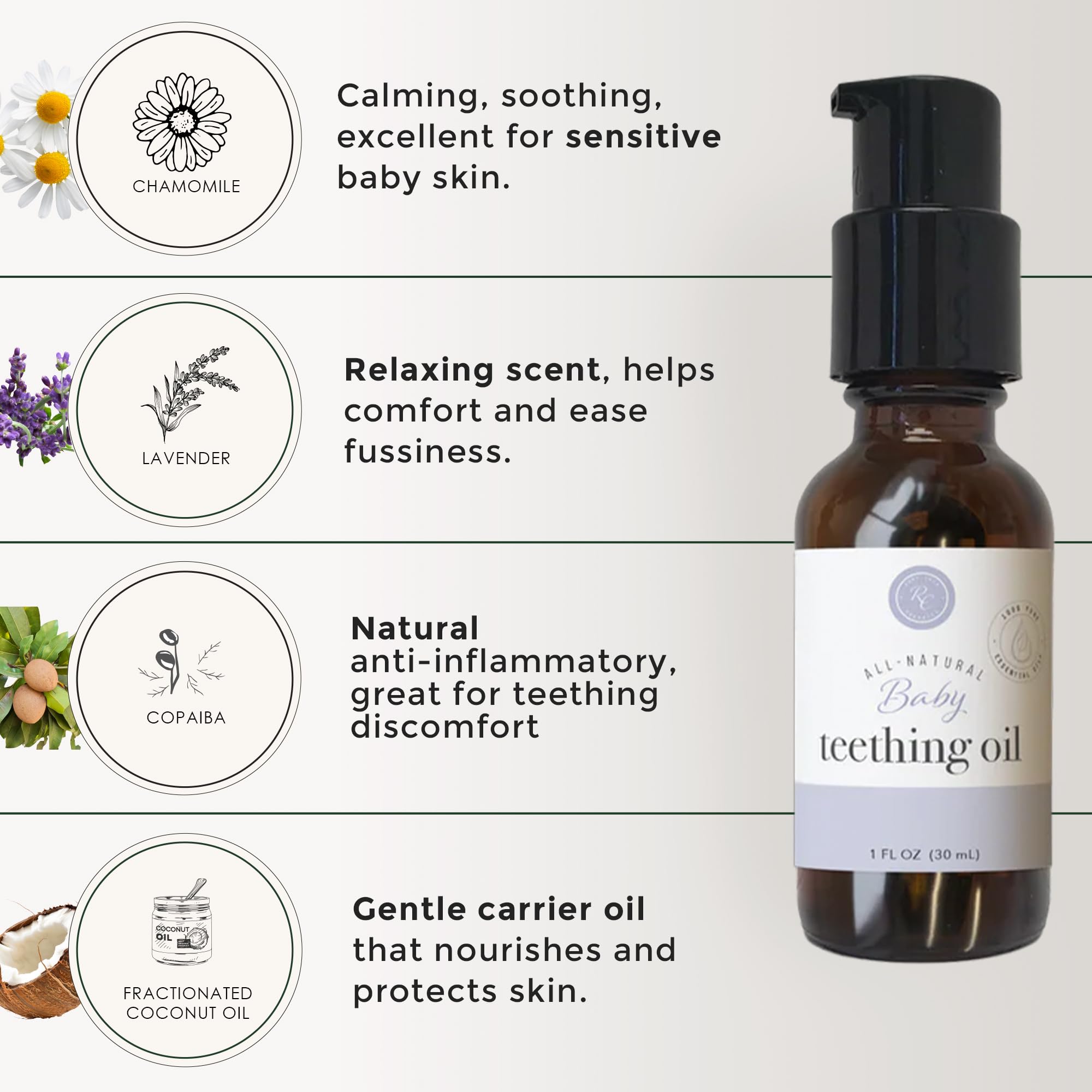 Close-up of chamomile and copaiba essential oils concept