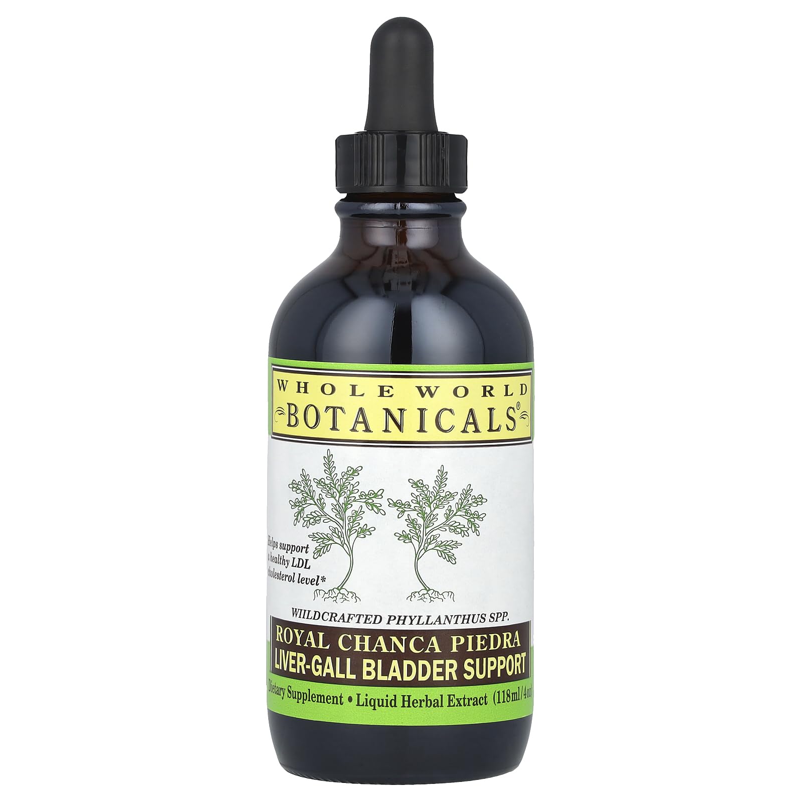 Bottle of Whole World Botanicals Royal Chanca Piedra 4 oz liquid extract