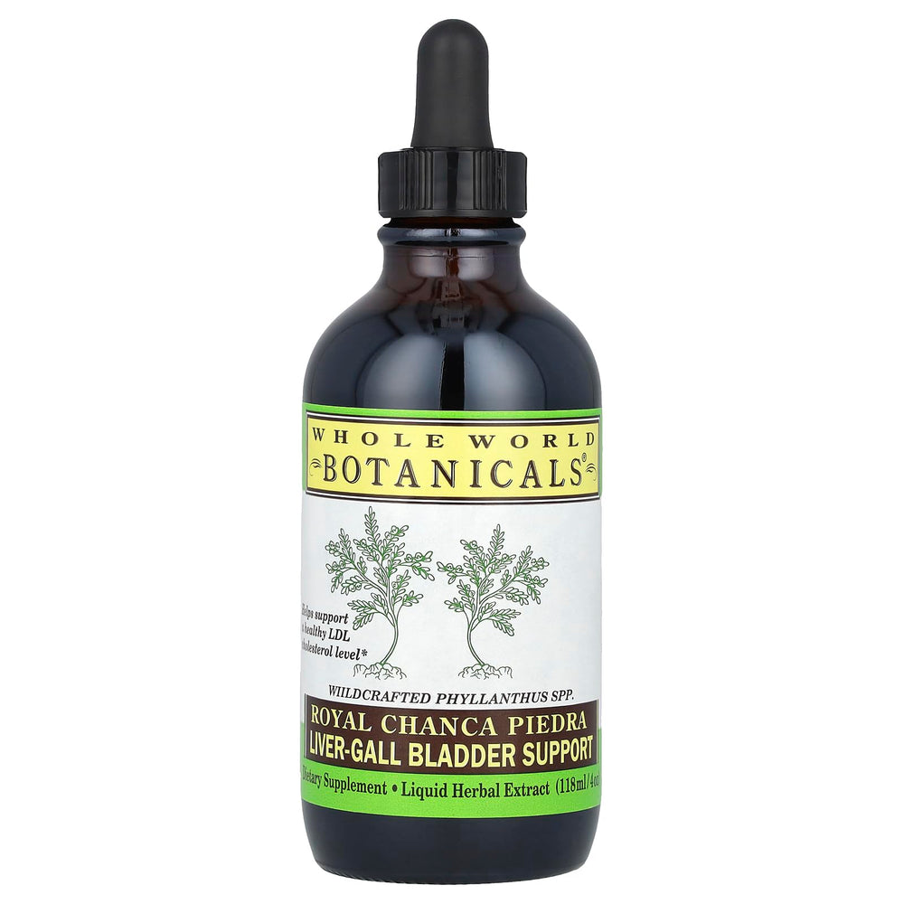 Bottle of Whole World Botanicals Royal Chanca Piedra 4 oz liquid extract