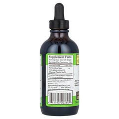 Dropper dispensing Chanca Piedra liquid extract from a bottle