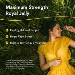 Back label of North American Herb and Spice Royal Oil 2-Ounce bottle