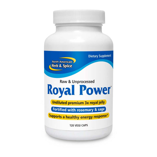 North American Herb and Spice Royal Power Vegi-Caps bottle front