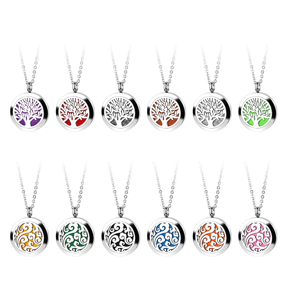 RoyAroma includes 12 color refill pads for customizable scent coloring.