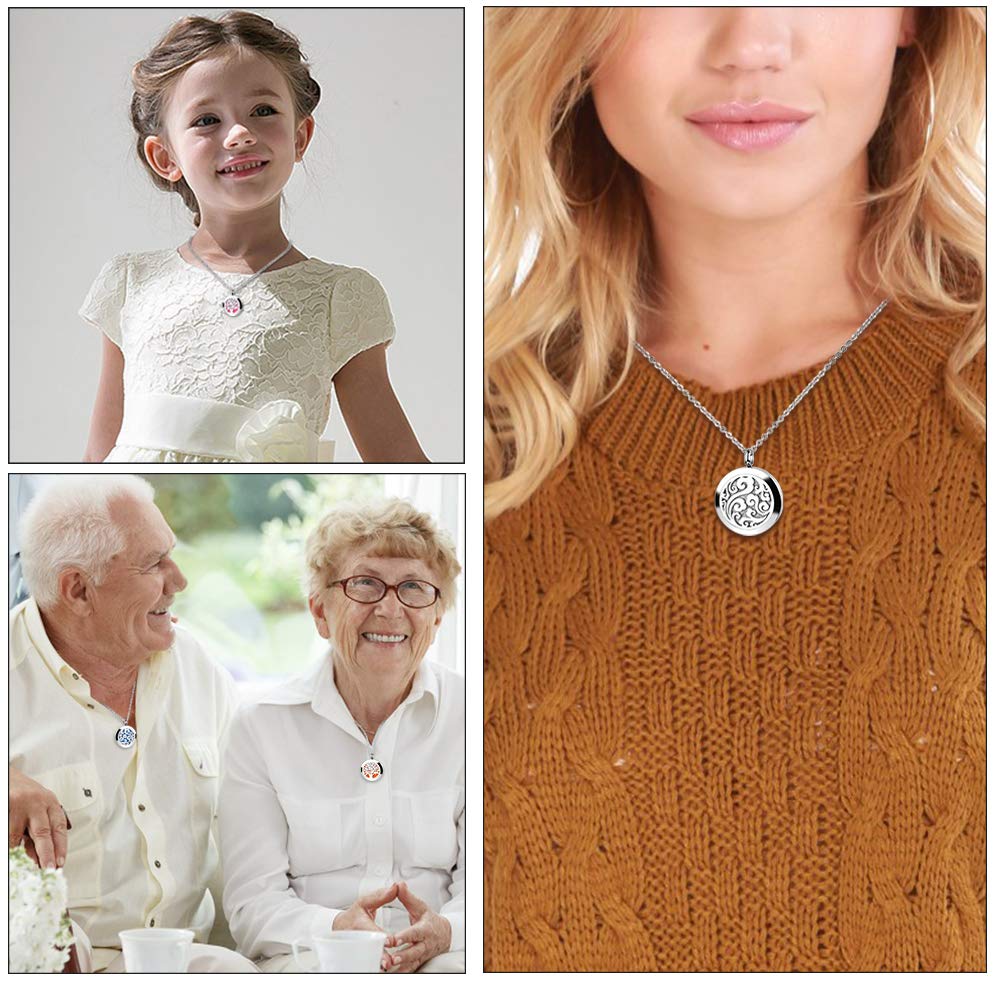 RoyAroma lightweight 25mm pendant is comfortable for all-day wear.