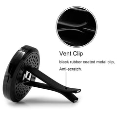 Close up of RoyAroma vent clip magnetic closure