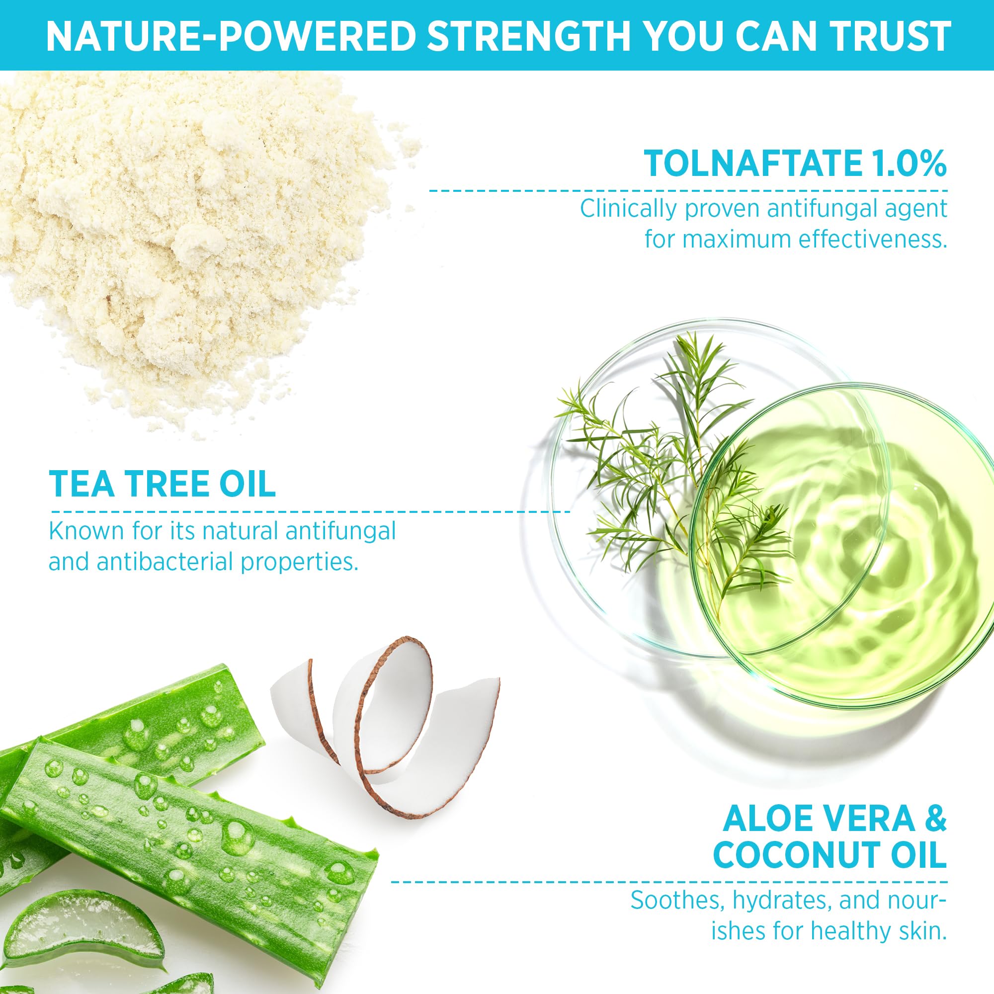 Roycederm Antifungal Tea Tree Soap wet hands reveals refreshing daily protection.
