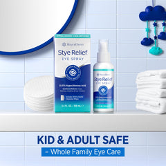 Roycederm Kids Safe Eyelid Care image suggests care for adults, children, and babies.
