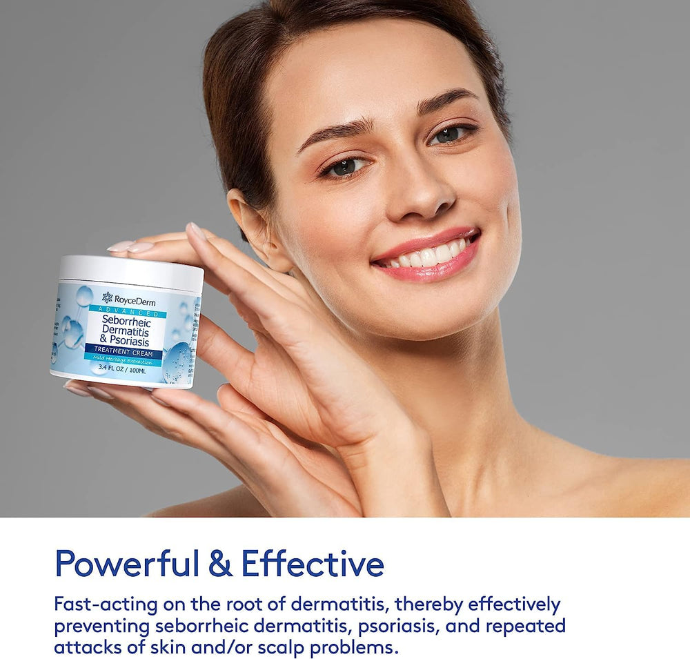 Roycederm seborrheic-dermatitis-cream-pump shows easy twice-daily application.
