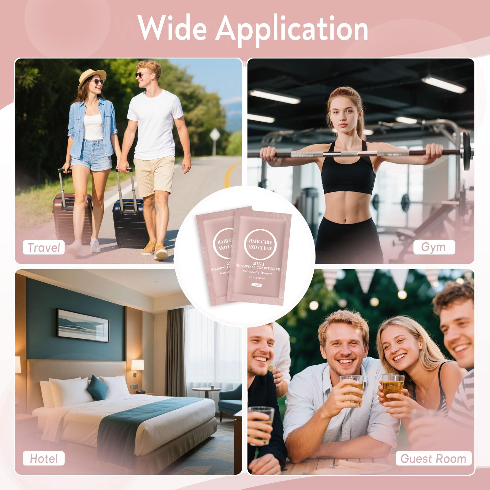 RSQAZQ hotel amenities bulk pack ideal for guests.