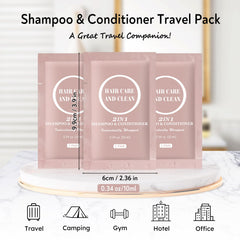 RSQAZQ mini-size bottles for compact, clutter-free toiletry kits.