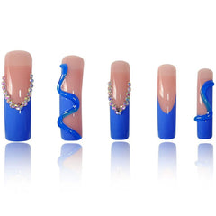 RTKHFZE 20-piece acrylic nails kit with 10 sizes for a precise fit