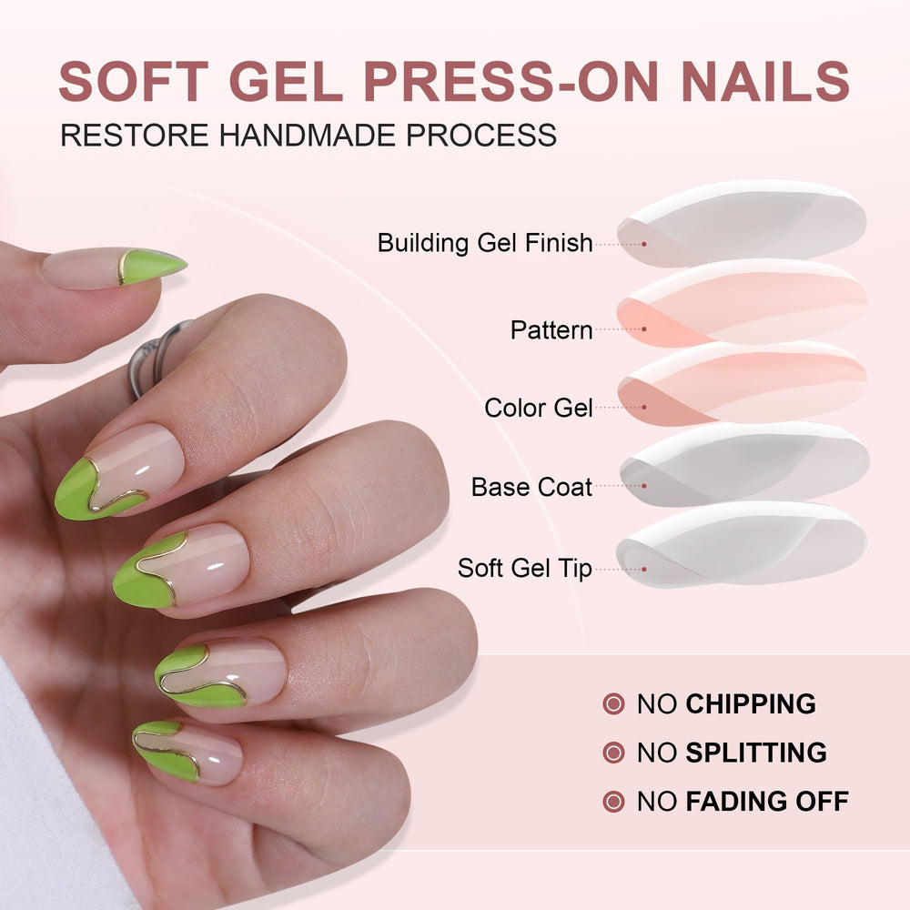RTKHFZE nail kit includes glue, tabs, file, cuticle stick, and prep pad for maintenance.