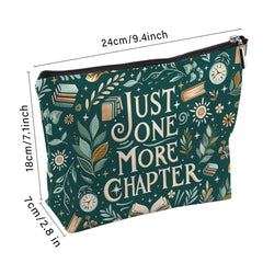 RTTLALUO book lovers gift pouch green, a charming gift for readers and organizers.