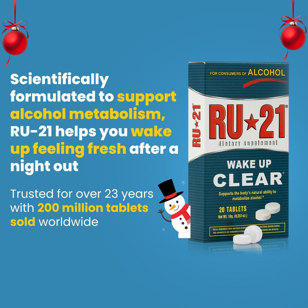 RU-21 tablets-closeup showing small capsules for quick recovery