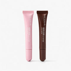 Ruby & Millie peptide lip-treatment bottle closeup showing hydration boost.