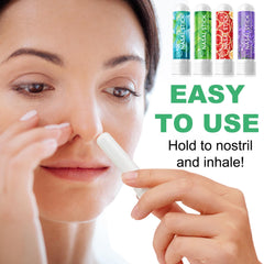 Ruduwu Nasal Stick desk-use image demonstrates quick inhale during work.
