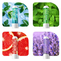 Ruduwu Nasal Stick mint inhaler demonstrates non-medicated breathing support.
