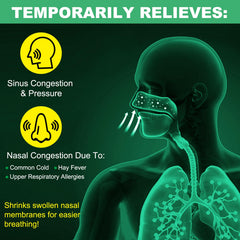 Ruduwu Nasal Stick pocket-size design shown in pocket for on-the-go relief.
