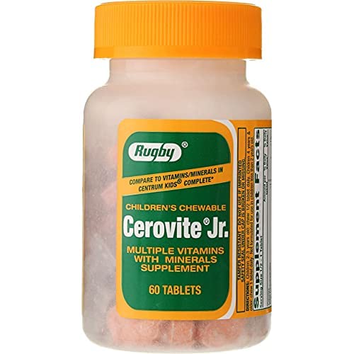 Close-up of Cerovite Jr. chewable tablet