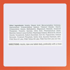 Healthy aging lifestyle image with senior taking a supplement