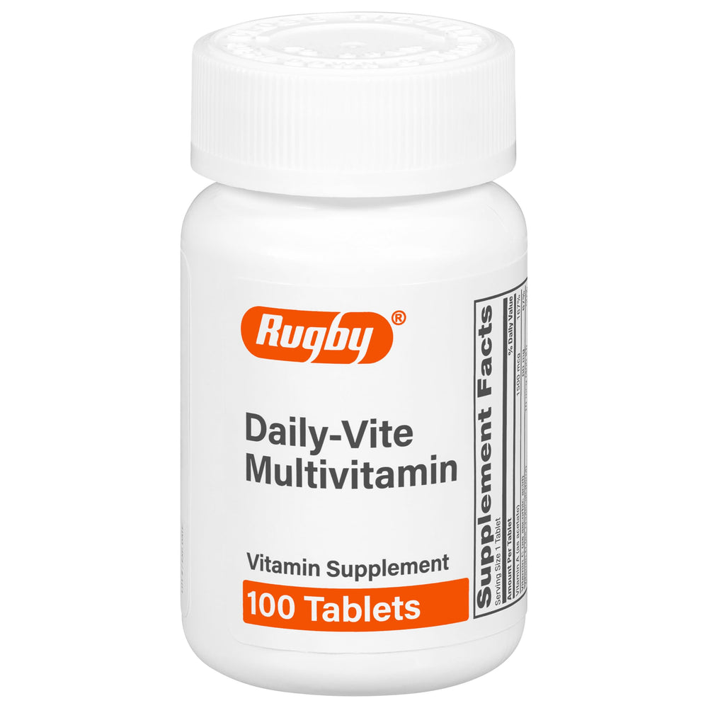 Rugby Daily-Vite Multivitamin bottle – front view