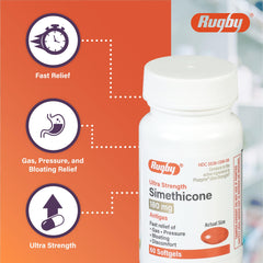 Rugby Laboratories 60-softgel bottle ready for daily use and travel