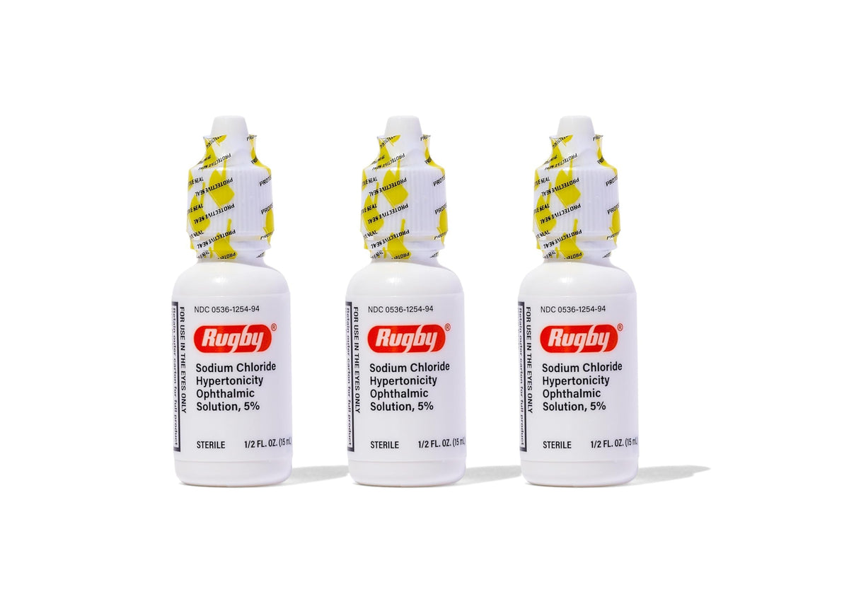 Rugby Laboratories eye drops application drop for easy daily use
