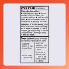 Rugby Laboratories chews on a shelf with clear labeling for travel-friendly antiemetic use.