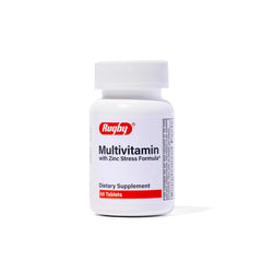 Bottle of Rugby Multivitamin with Zinc Stress Formula - 60 tablets