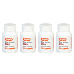 Rugby Zinc Sulfate bottle label close-up