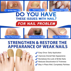 Hypoallergenic adhesive on Ruicen patch adheres to the nail