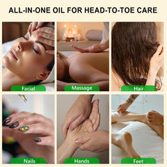 Rulviou Vitamin E Oil close-up texture suggests smooth absorption