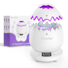 Ruolar Ultrasonic Retainer Cleaner device with 45kHz cleaning technology