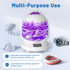 IPX7 waterproof ultrasonic cleaner with removable tank