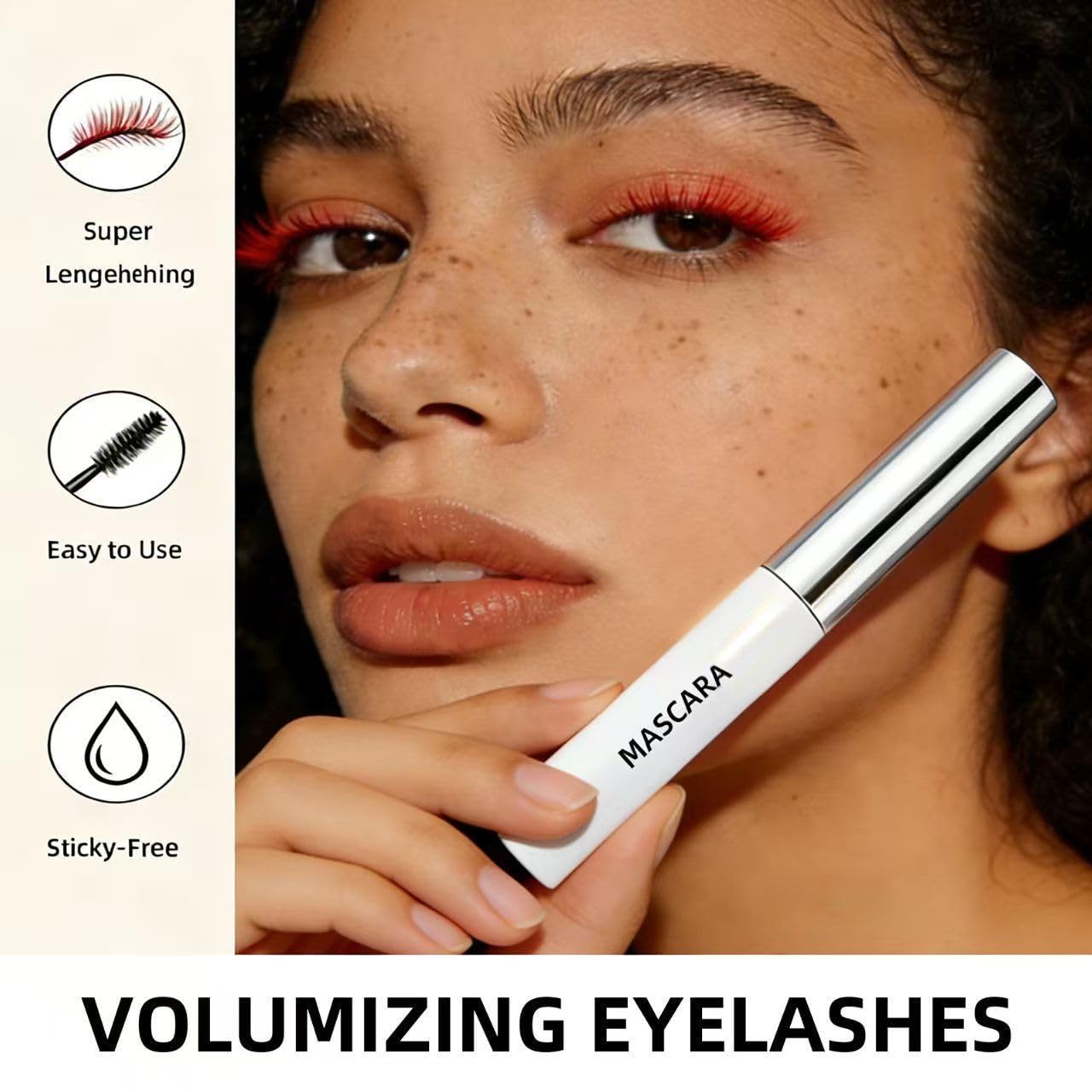 RUOYILIN Tubing mascara smudge-proof finish on lids in natural light