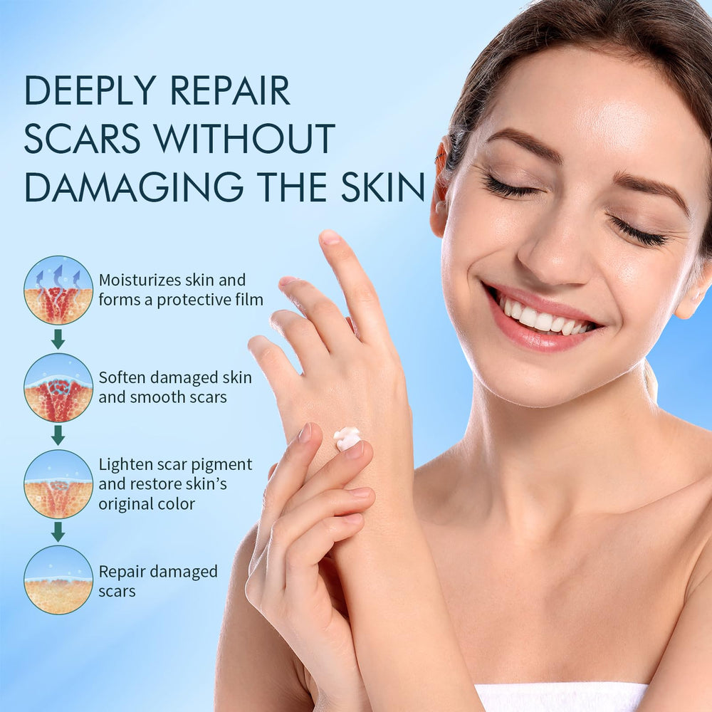 Rvlaim night-application-scar-healing depicting overnight support for natural scar recovery.