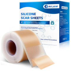 Rvlaim silicone scar sheets roll 4m offers long-lasting scar coverage and flexibility.