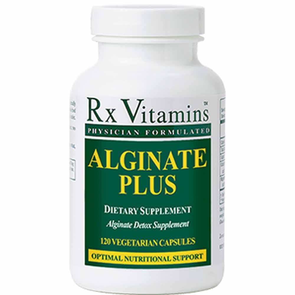 Rx Vitamins Alginate Plus 120 Caps bottle – digestive support