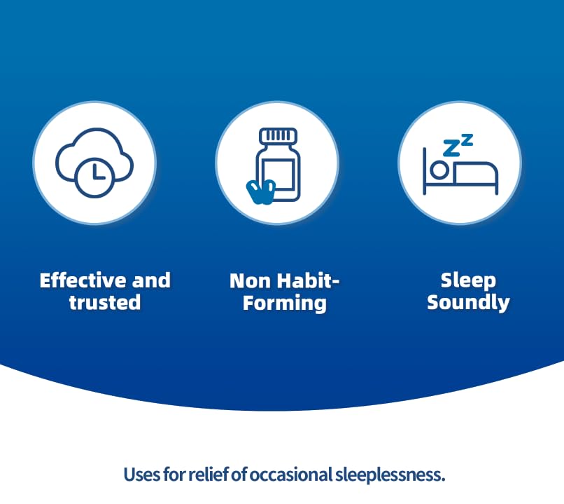 RXZELL Sleep Aid softgels closeup highlighting easy-to-swallow design.