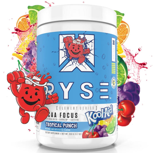Hero image of RYSE BCAA Focus Powder Kool-Aid Tropical Punch flavor