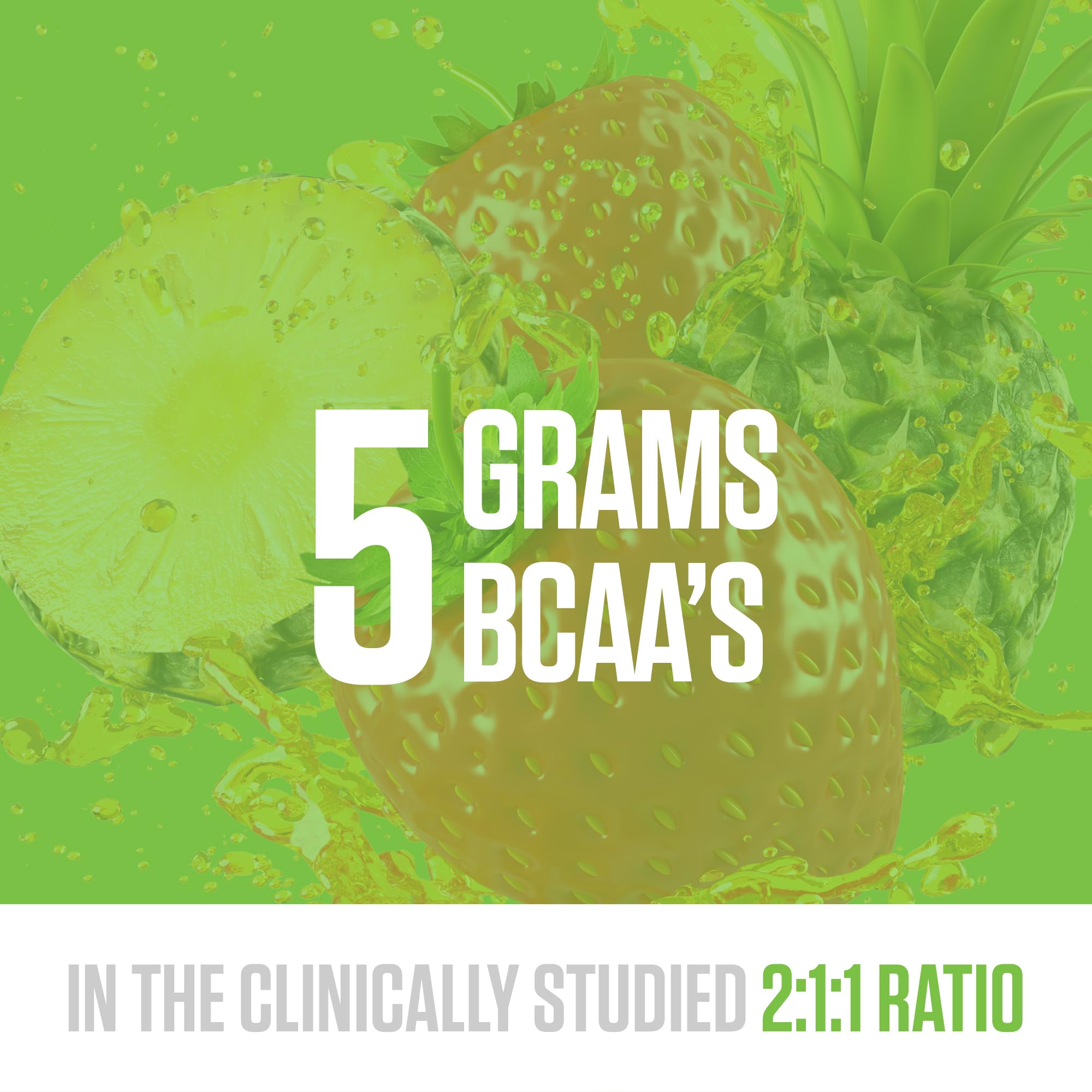Nutrition information panel for RYSE BCAA EAA Powder