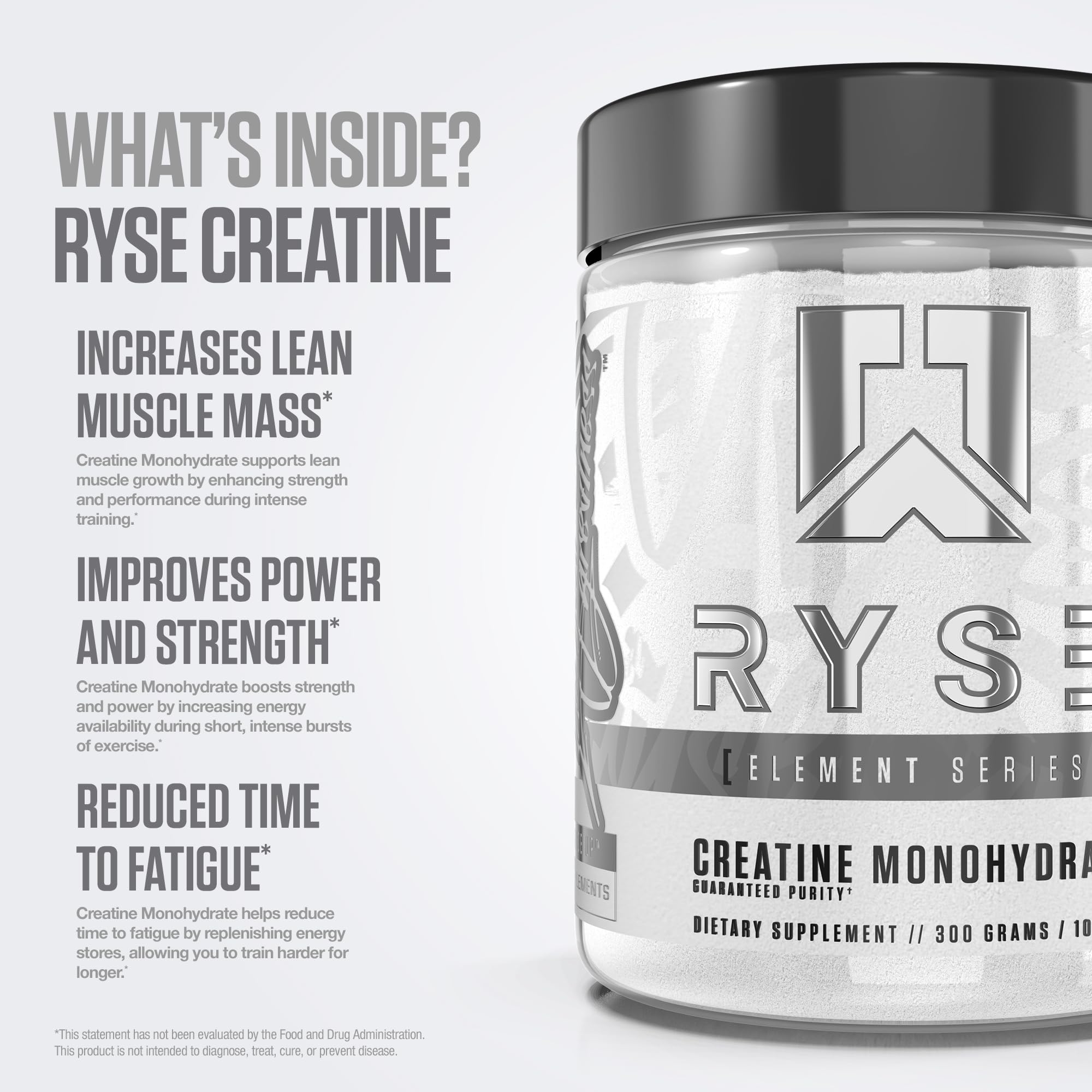 Unflavored creatine powder pouring from scoop