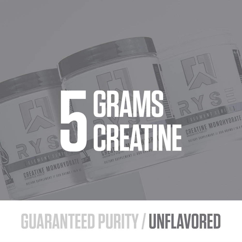 Close-up of creatine monohydrate powder texture